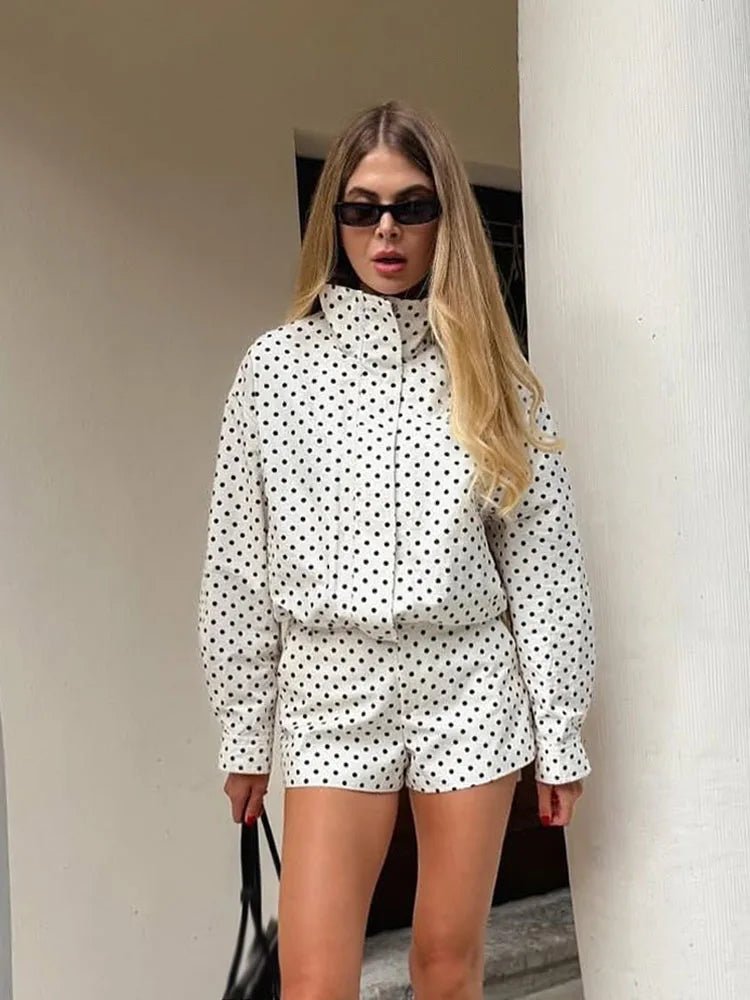 Women’s Polka-Dot Transitional Jacket