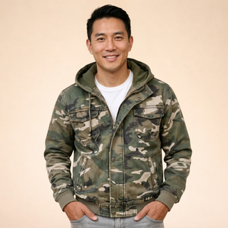 Übergangsjacke Herren Camouflage