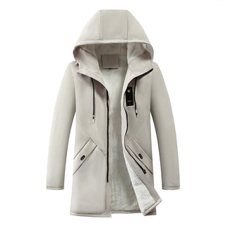 Übergangsjacke Herren Regular Fit in Cremeweiß