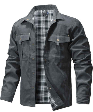 Warme Outdoorjacke Herren - Cecile LavelleGrau