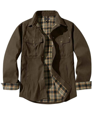 Warme Outdoorjacke Herren - Cecile LavelleGrau