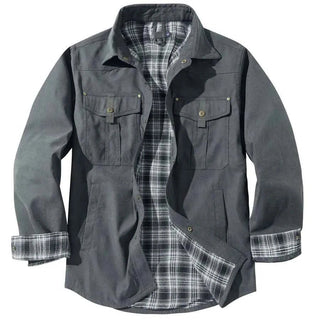 Warme Outdoorjacke Herren - Cecile LavelleGrau