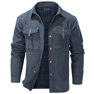 Warme Outdoorjacke Herren - Cecile LavelleBlau