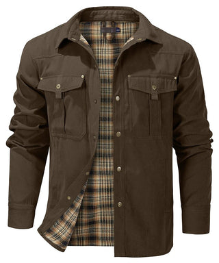 Warme Outdoorjacke Herren - Cecile LavelleBraun