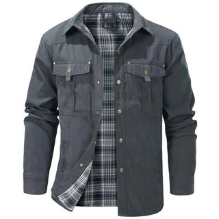 Warme Outdoorjacke Herren - Cecile LavelleGrau