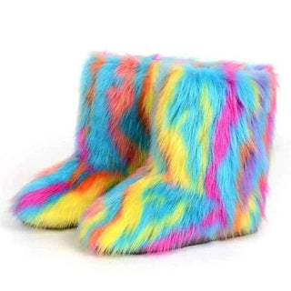 Warme Winterschuhe Damen - Cecile LavelleFuchsie