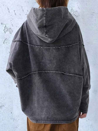 Washed - Look Hoodie - Cecile LavelleDunkelgrau