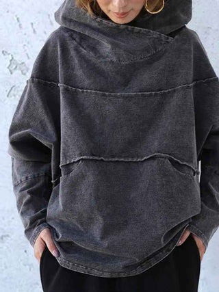 Washed - Look Hoodie - Cecile LavelleDunkelgrau