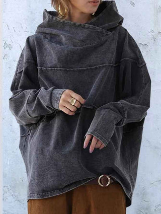 Washed - Look Hoodie - Cecile LavelleDunkelgrau