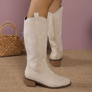 Westernstiefel Damen im Cowboy Stil - Cecile LavelleBeige