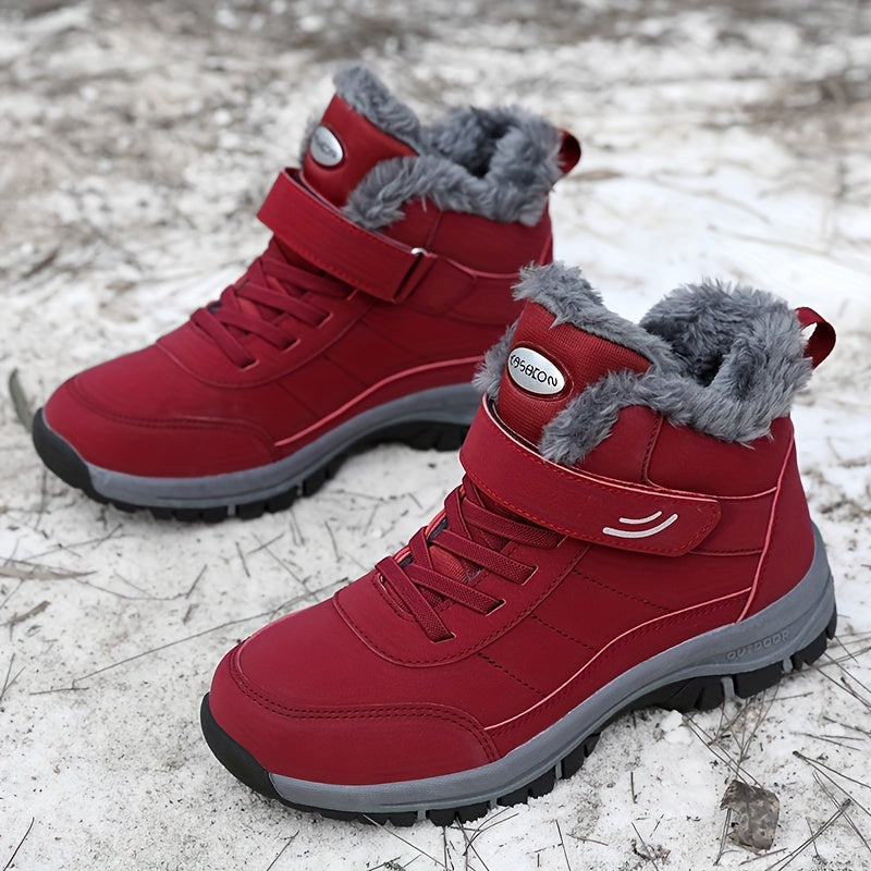 Lined winter boots for women