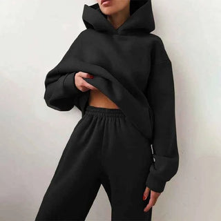 Zweiteiliges Jogging - Set - Cecile LavelleSchwarz