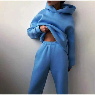 Zweiteiliges Jogging - Set - Cecile LavelleBlau
