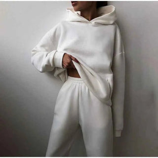 Zweiteiliges Jogging - Set - Cecile LavelleWeiß